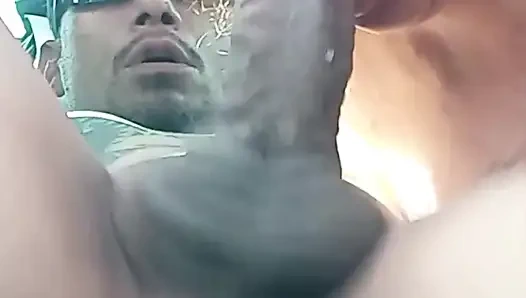 Xraquelx - cewek semok latina lagi asik nyepong kontol - close up