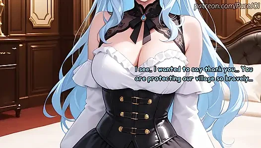 Hadiah istimewa dari si seksi gluttony eris dan myne (seks joi)