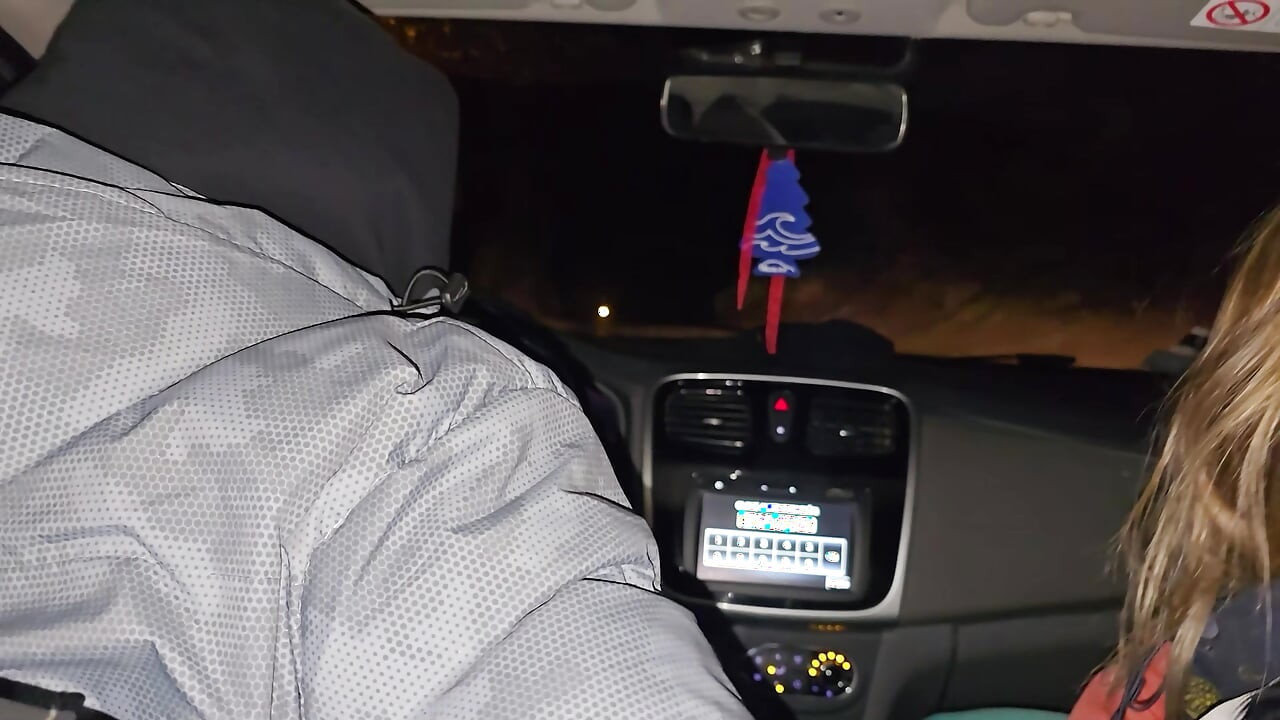 A double blowjob in my friend's car DIRTY MORBID GIRLS