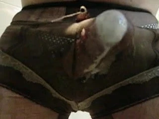nylon panties and cum 9