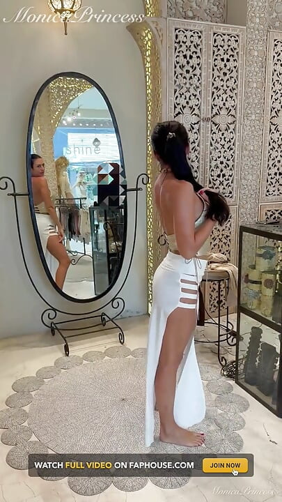 Sexy Balinese Outfits Try on in Boutique