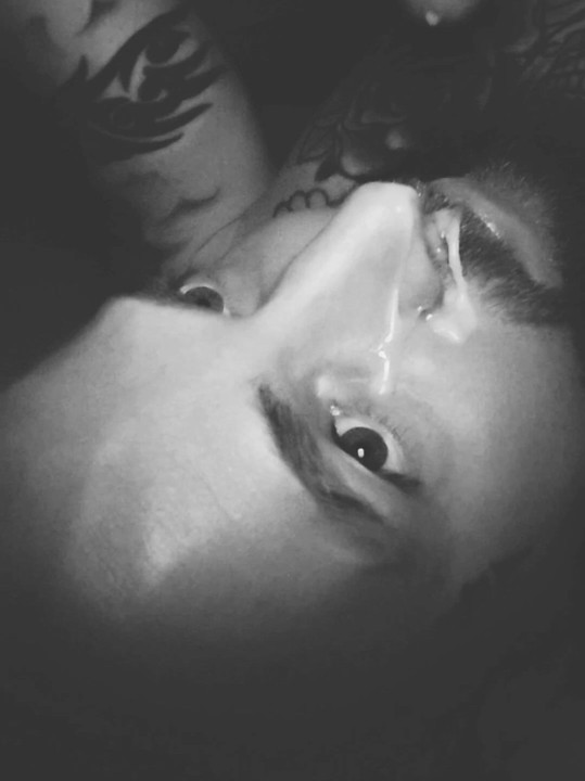 Self-sucking cum 
Ejaculation