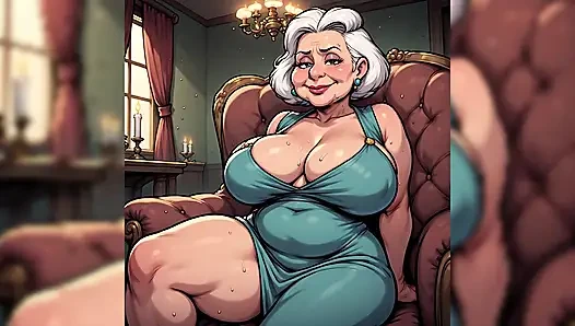 Wanita dewasa dengan besar ini adalah karakter seksinya