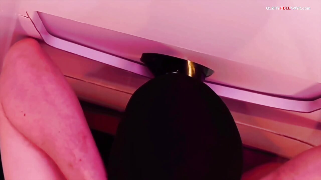 Twink at the Gloryhole - He Wants More Than Just a Blowjob