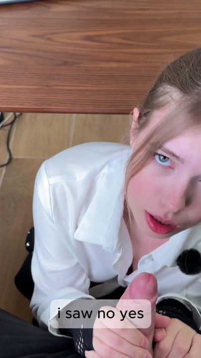 Alt Girl Student Tried to Cheat, Teacher Caught Her - Excellent Grade Landed Right in Her Mouth | Clip 1