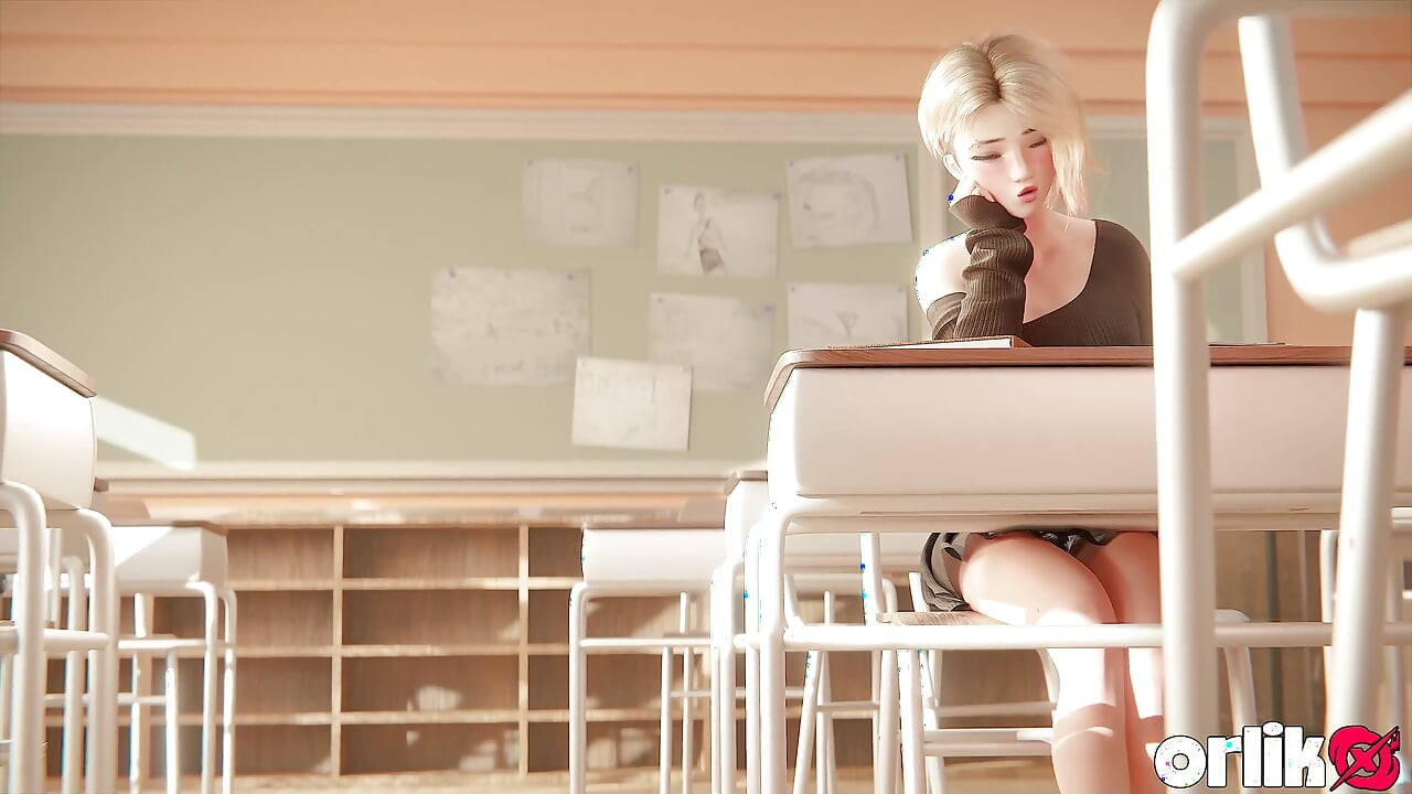Gwen Stacy: Aula chata se transforma em uma gozada interna apertada - 3D Animation
