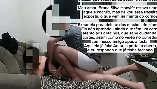 Bruna silva, heiße ehefrau, ist wieder da