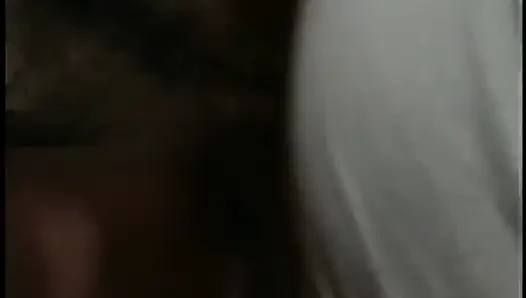 Natural breasted ebony teen gets her cunt fucked by black dick then facial