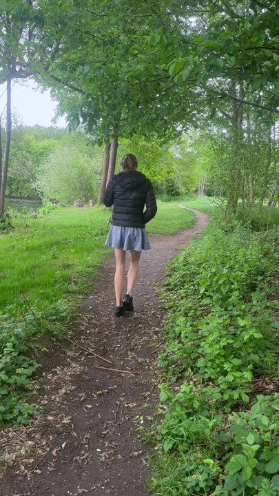 Outdoor young 18+ ready to rambazamba in the forest