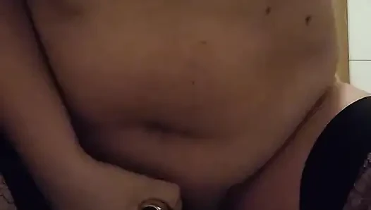 On my Master's orders, I torture my cunt and nipples with clamps and weights, while fucking dildo. I love serving my Master