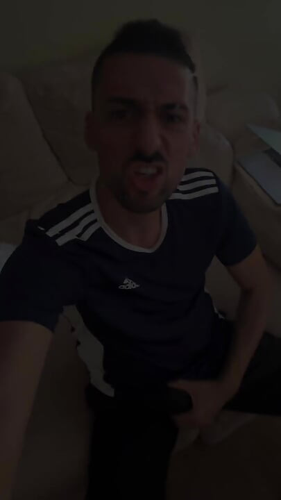 Mature Daddy Jerks off in Public Bathroom