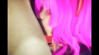 She Likes to Suck Her - the Deepthroat - Animation