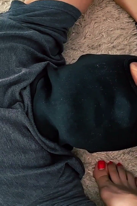 Bare Feet on Slave's Face - Foot Sniffing Domination