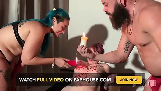Свечи, возбуждение и чувственность: первая сцена восковой пьесы Fever Films