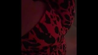 Big cock sexy  amateur ladyboy in homemade video cock tease and u on your knees ready to please
