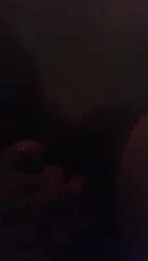 wife fisting her self