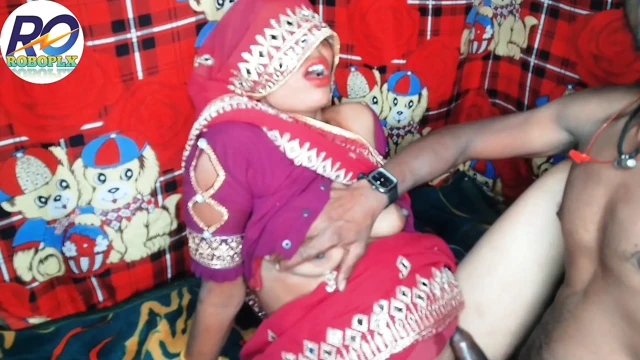 Sex with stepmother's younger sister, lifting the red saree and secretly going to the village for a wedding with the stepson, full video