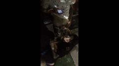 katrina jade sucking two guys in public