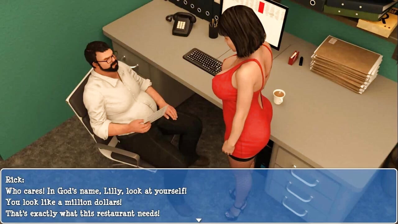 Lily of the valley: the housewife is showing her pussy to her angry boss ep 24