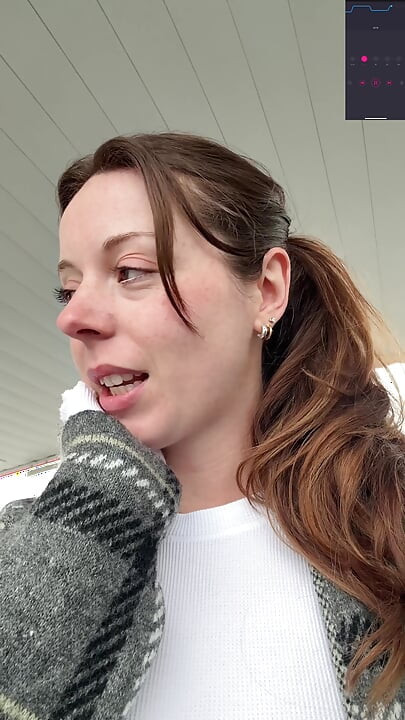 Trying Not to Cum Too Loud While I Pump My Gas