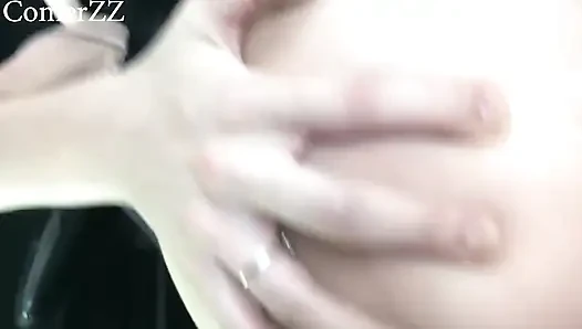 Young Ass in the Car Gets a Big Dick in Her Pussy and Ass