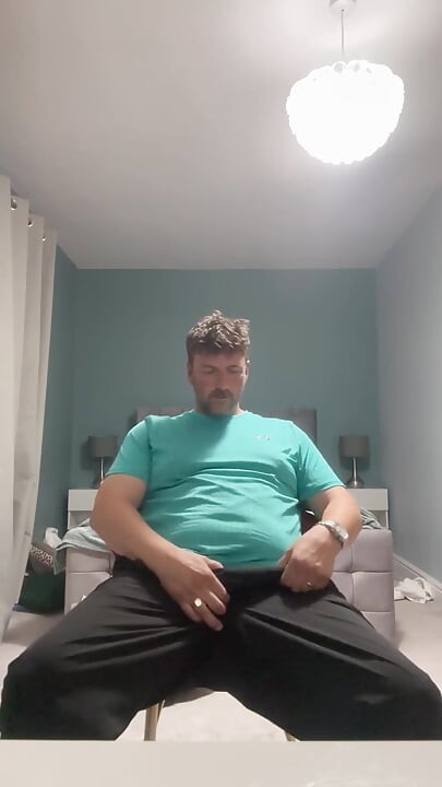 Horny Daddy Wanks and Fingers Arse