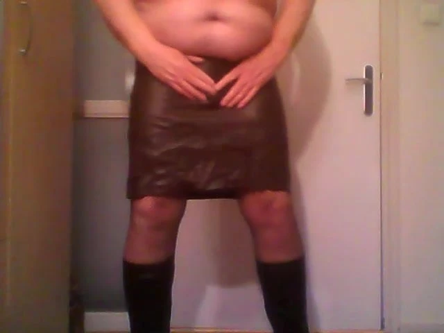 today felt the need for leather