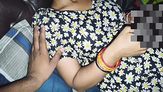 Hot big boobs bhabhi sucking wet dick hard for cum in mouth