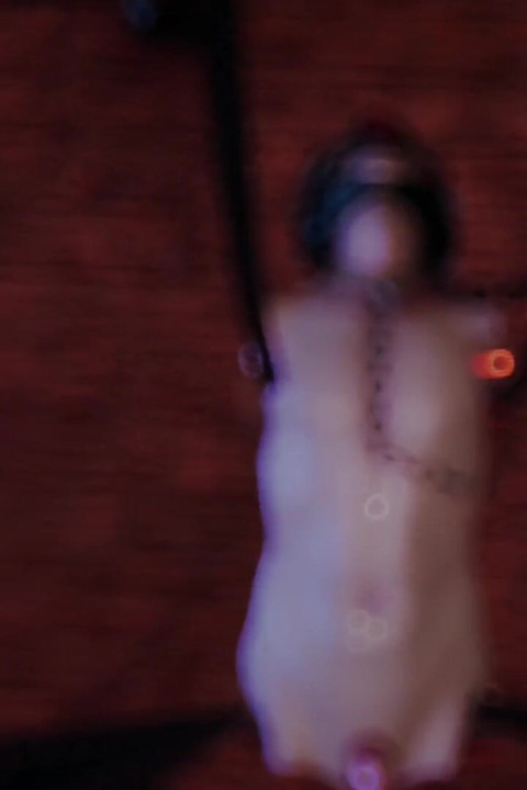 B016 Slave Being Fucked From Front to Back by a Dildo