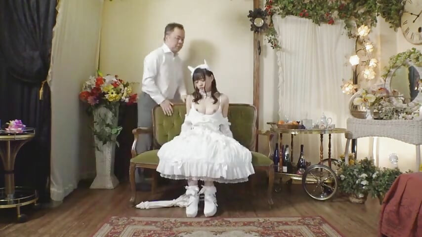 Mature Man and a Gothic Beauty in a Dark, Tempting Encounter