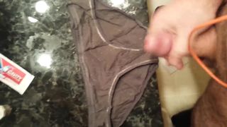 Cumming on neighbors panties