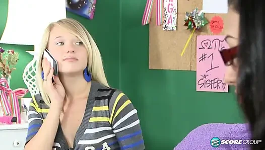 Sorority Sluts Teagan and Isabella Lick and Toy Each Other's