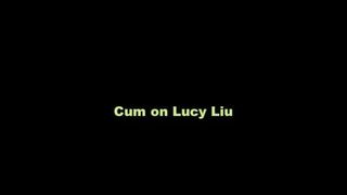 Pancutan mani pada Lucy Liu