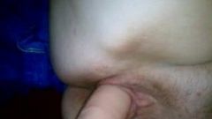 Chubby ex wife and her big dildo part 2
