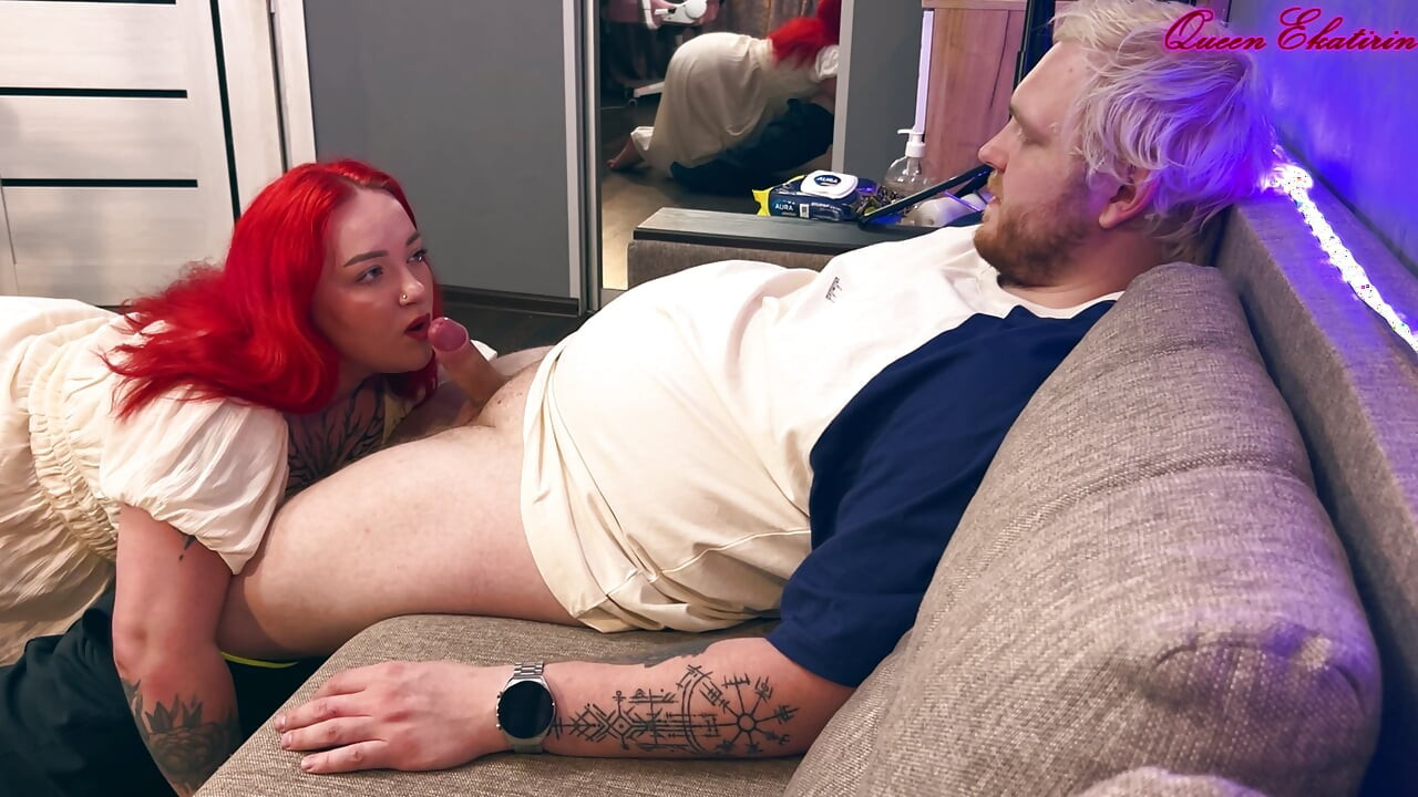 My wife caught me jerking off. She doesn't like it when she doesn't serve my dick.