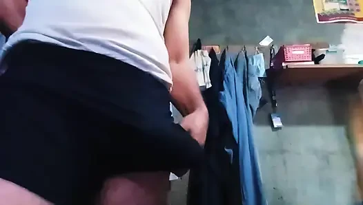 Hintli yaşlı adam mastrubation