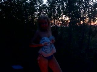 Naked dancing in nature!!!