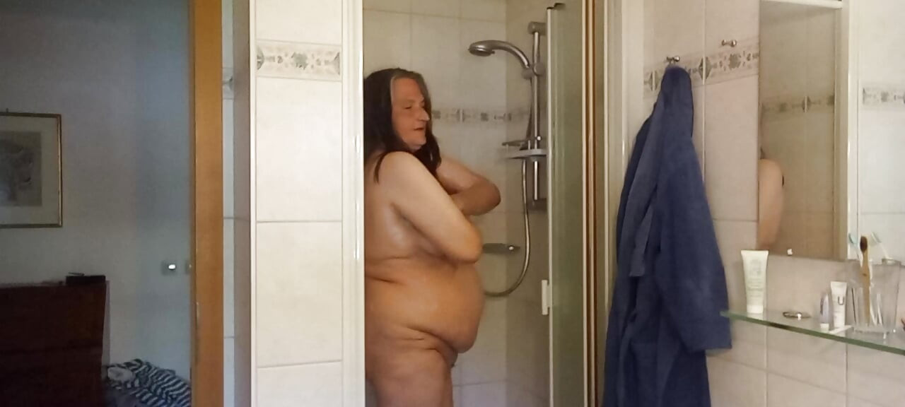 Shower on. Excuses off. Mature German
