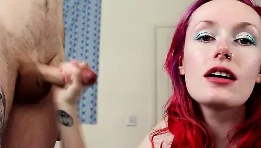 My Boyfriend and I Use Your Mouth Strap-on, Cock Sucking Training