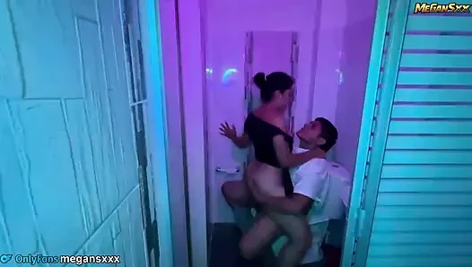 Fucking in the bathrooms of the disco
