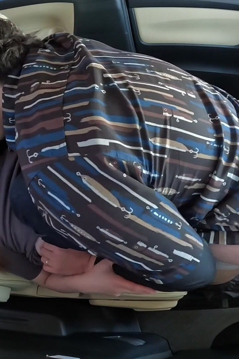 A Married Woman Gets Aroused by Her Husband and Has Car Sex