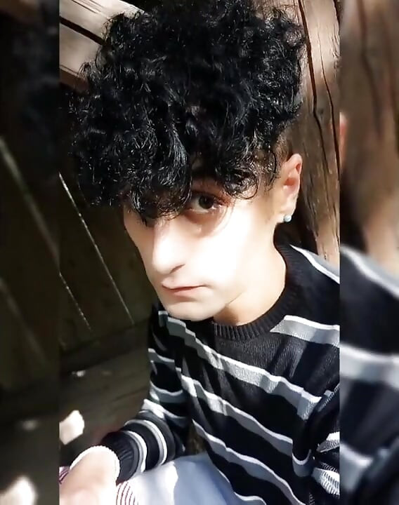 Boy Plays with Used Condom and Cum for Request From Straight Friend