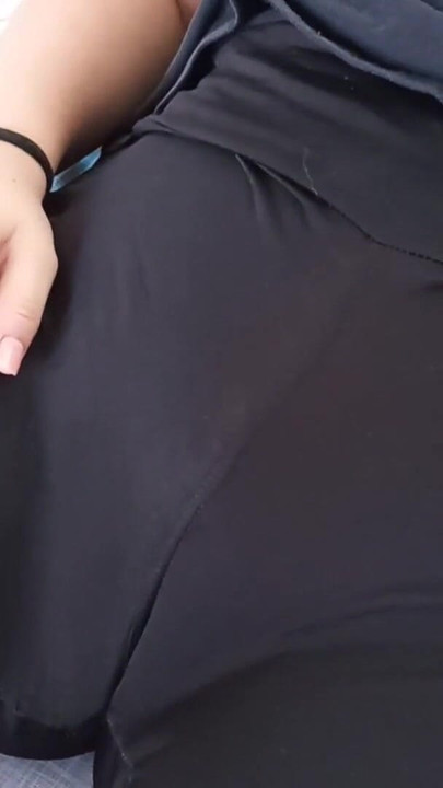 Key moment from "My best friend invited me to touch her pussy in the leggings she was wearing"