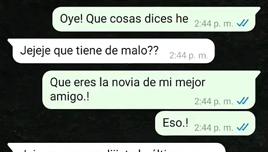 Conversation with my best friend's girlfriend. Delicious oral sex.
