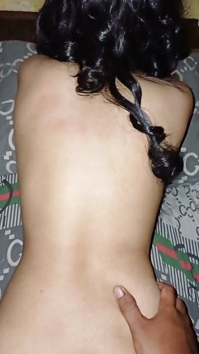 Beautiful schoolgirl likes doggy-style