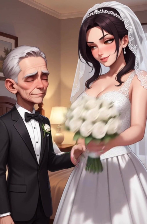 Lizette’s after-wedding night - coming soon, she can’t stop enjoying her night with her older husband.