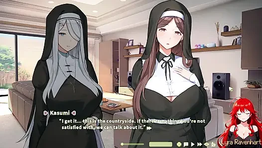EP1 Summer Clover - pembantu rumah tangga baru ngentot memek becek saudara perempuan semoknya di dapur hari pertama!