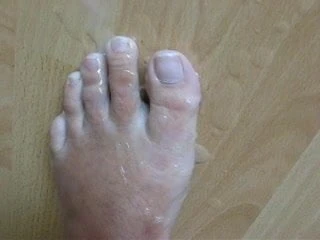 Big Cumload over my Foot