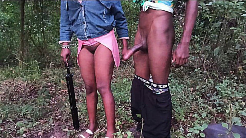 AFRICAN GIRL FUCKED HARD IN THE WOODS