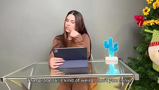 Çaresizce patron ofisime işiyorum